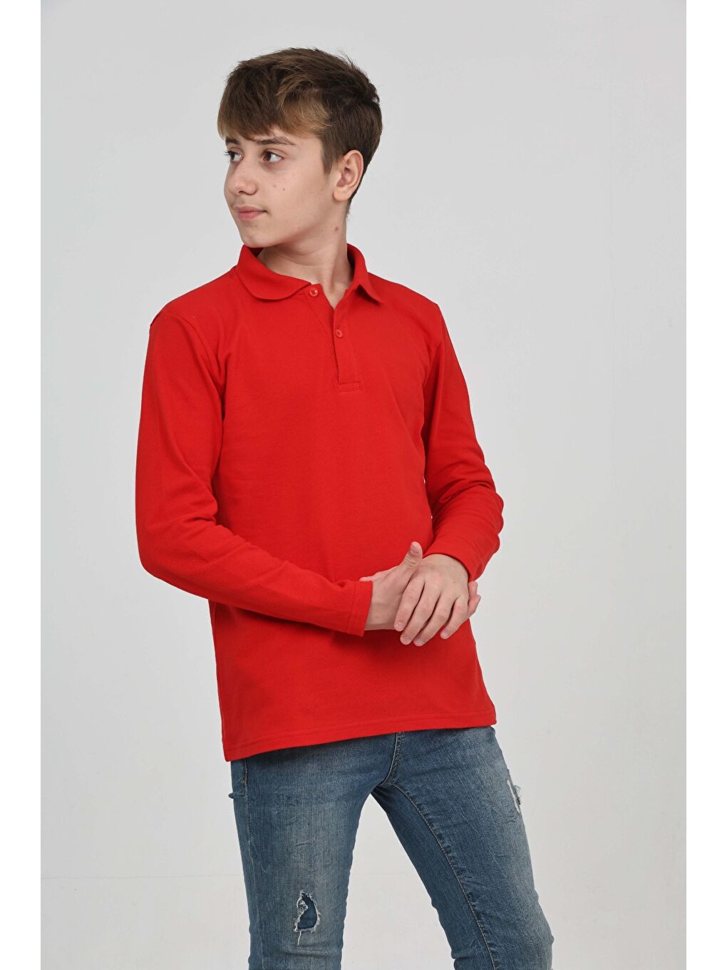 Kırmızı Unisex Çocuk Tişört-7