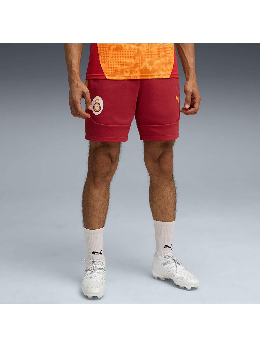 Kırmızı GALATASARAY EVOSTRIPE Erkek Şort-4