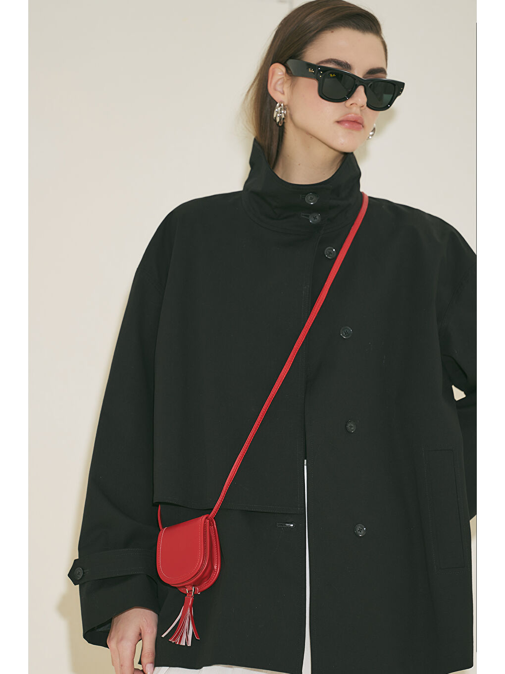 Zoey Mini Çanta Kırmızı Cüzdan-0