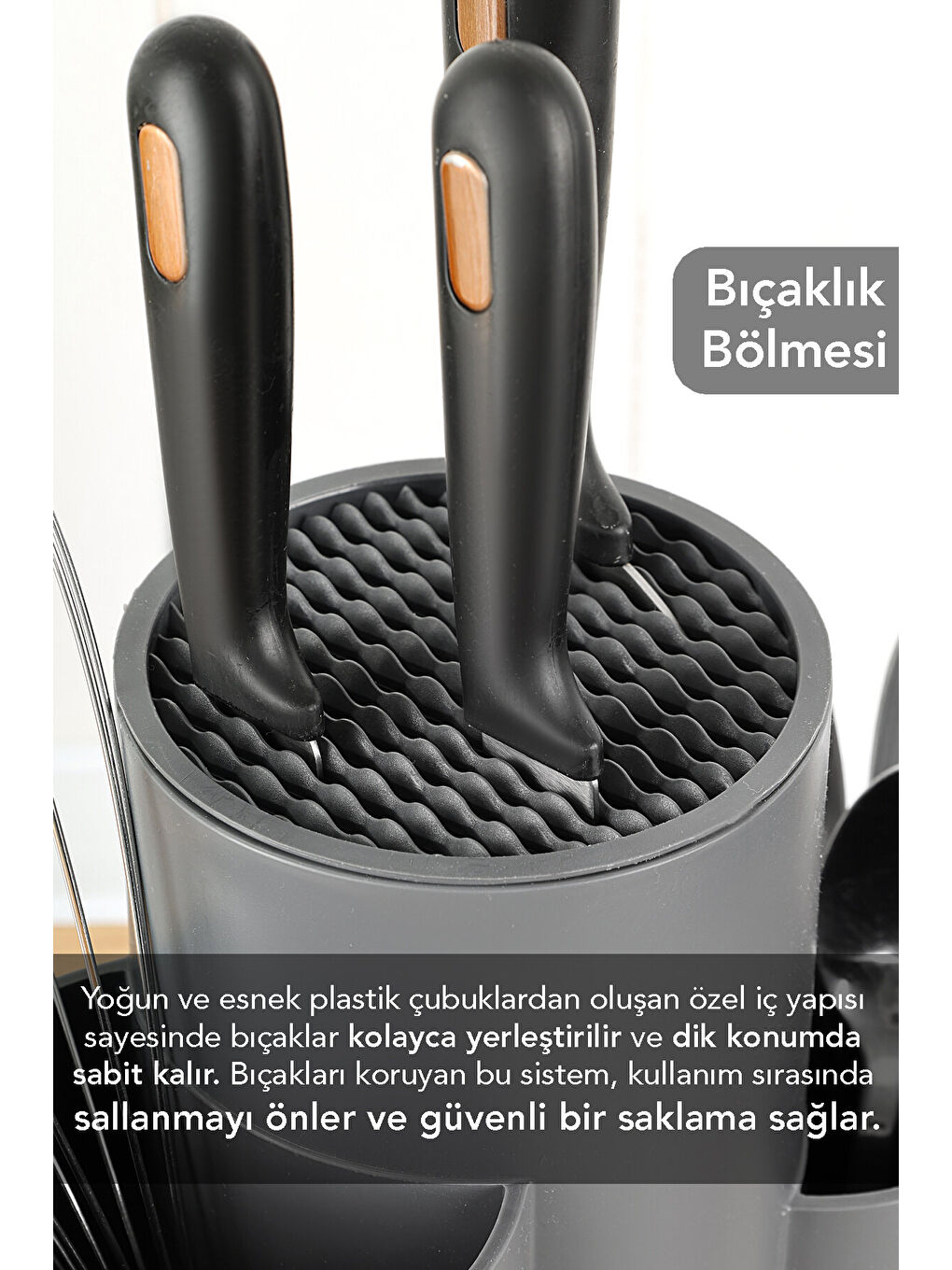 Gri Bölmeli Bıçaklık-1