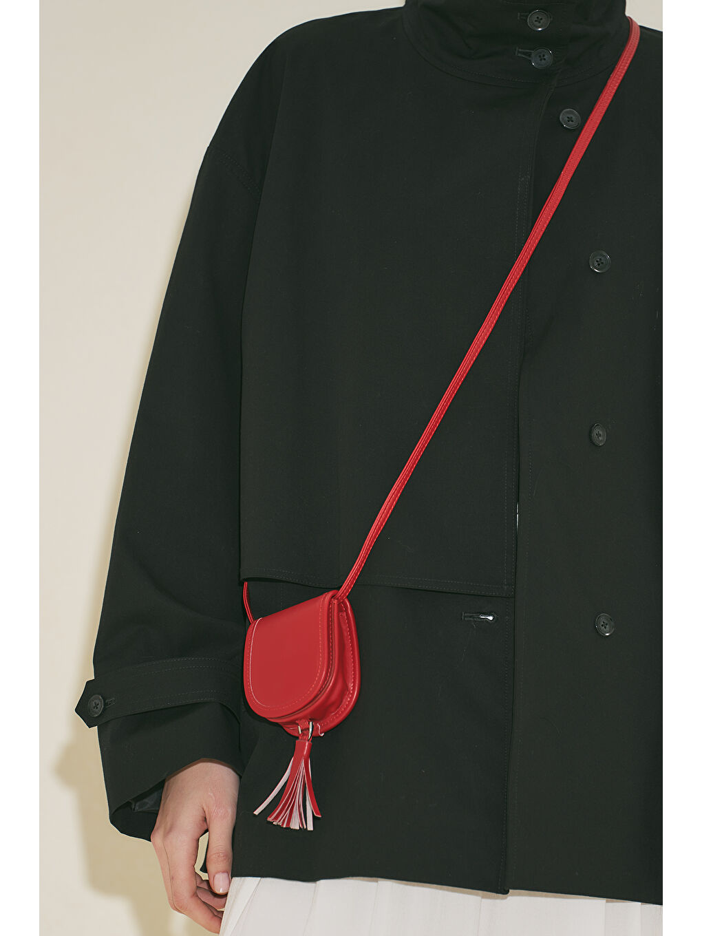 Zoey Mini Çanta Kırmızı Cüzdan-1