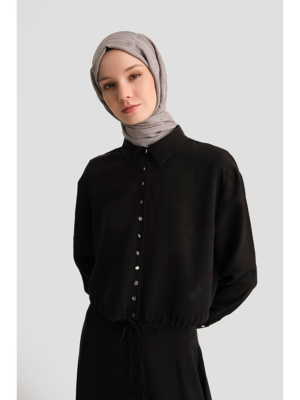 Lyocell Ceket 25Yd4226-1 Siyah-2