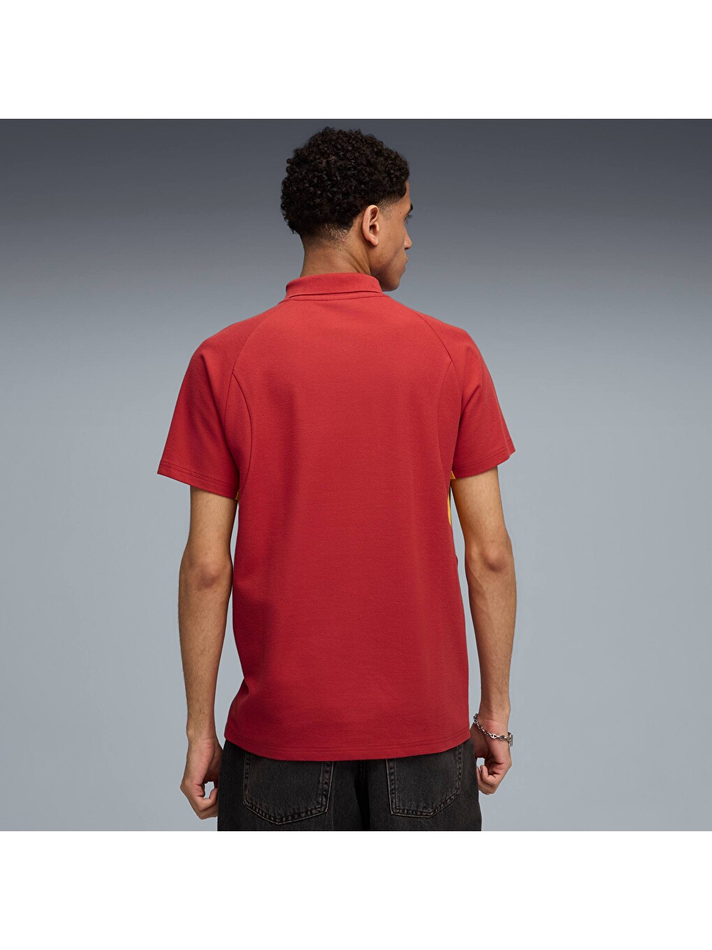 Kırmızı GALATASARAY EVOSTRIPE Erkek Polo-2