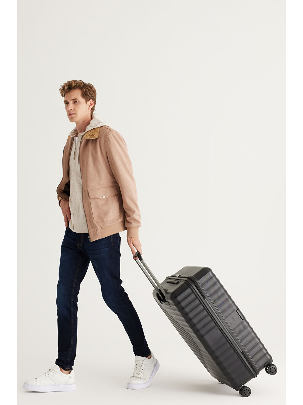 Erkek Siyah Büyük Boy Valiz-2