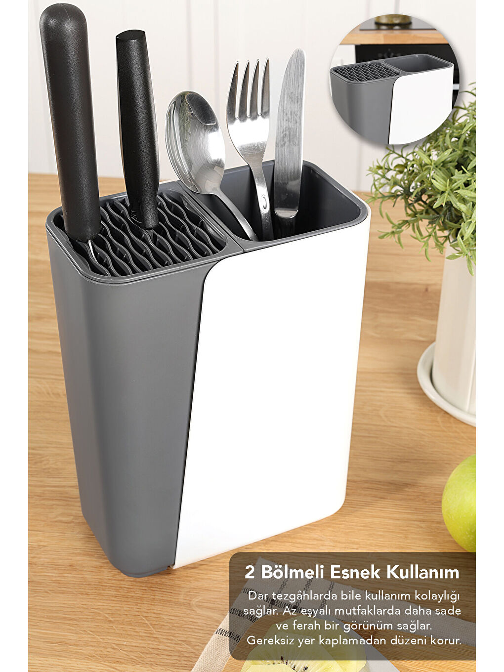 Antrasit Bölmeli Bıçaklık-3