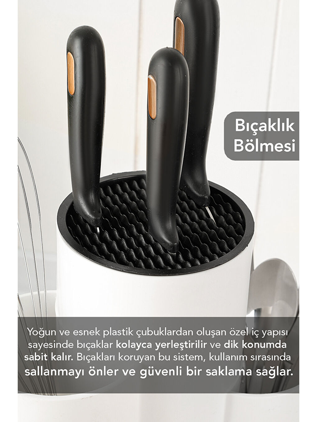 Beyaz Bölmeli Bıçaklık-1