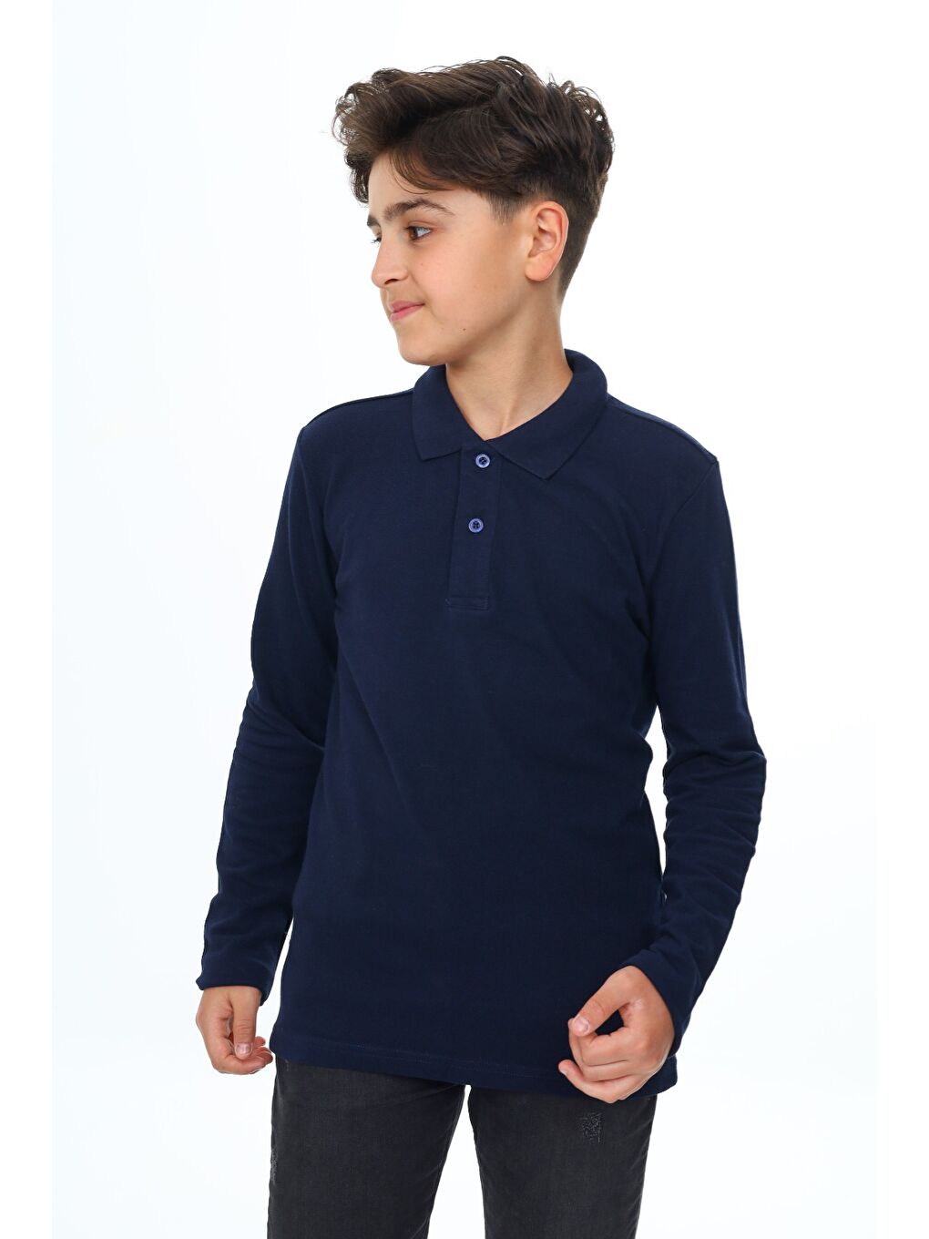 Lacivert Unisex Çocuk Tişört-5