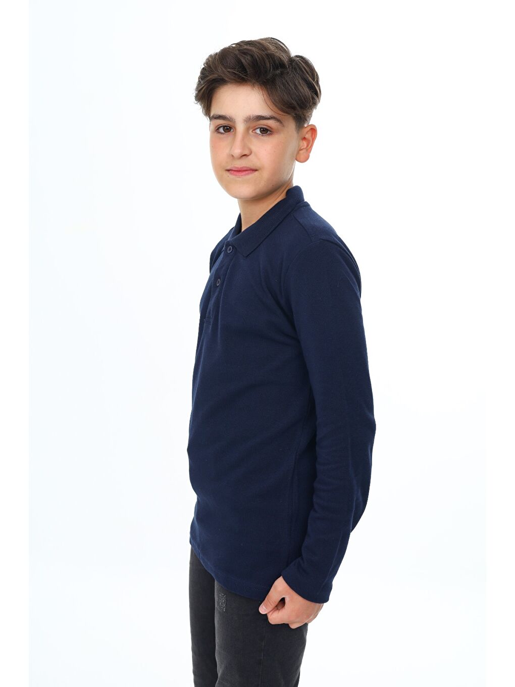 Lacivert Unisex Çocuk Tişört-6