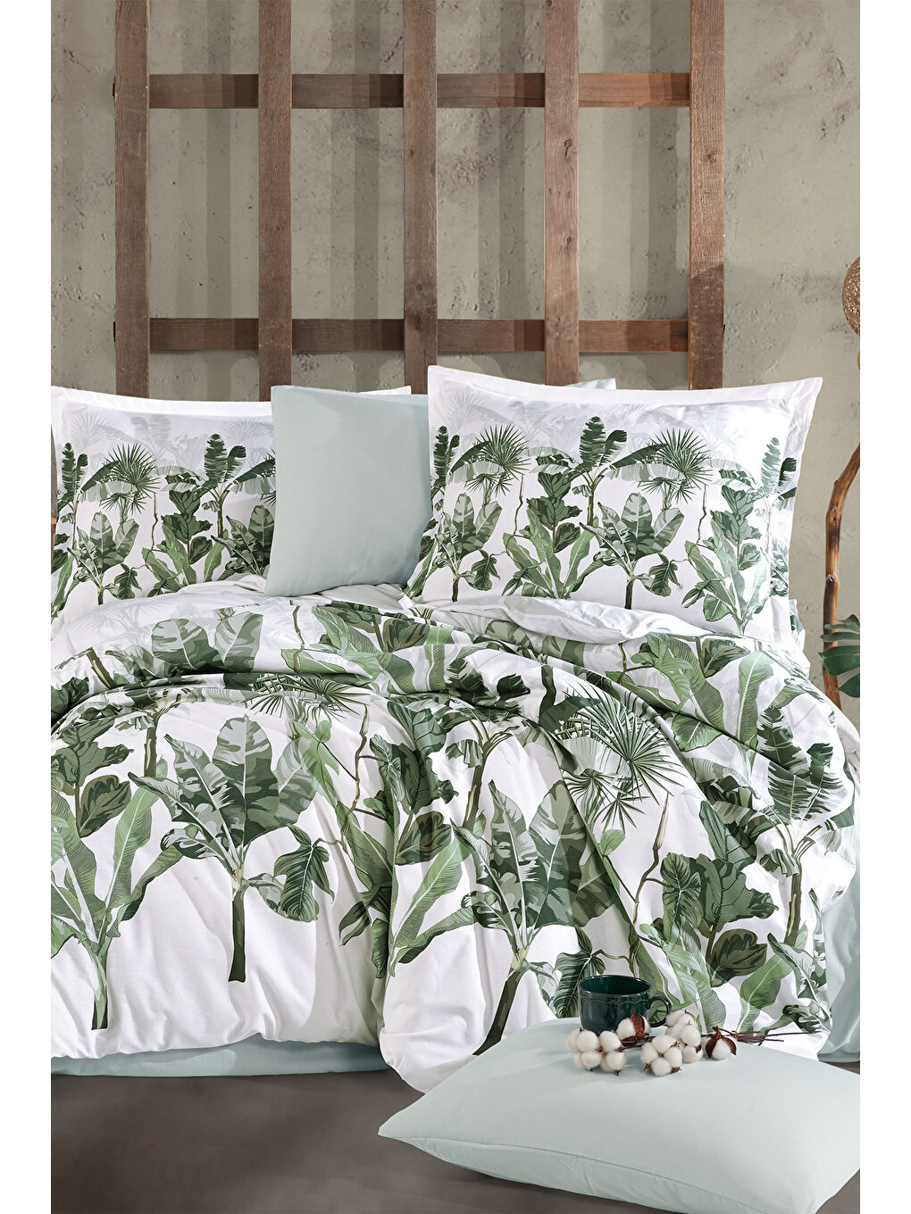 Beyaz %100 Pamuk Nevresim Takımı Çift Kişilik Versay-2