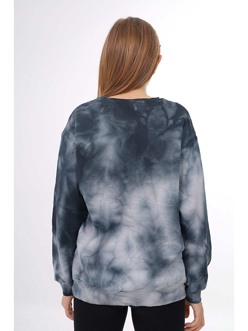 angelos Antrasit Kız Çocuk Batik Baskılı Sweatshirt px296.1 - 4