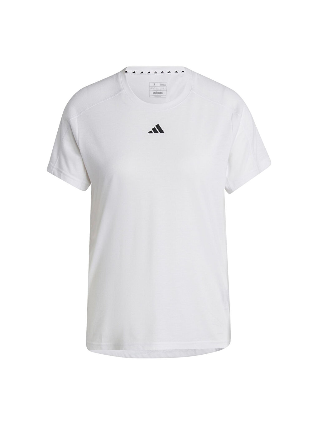 Training Essentials Kadın Beyaz Yuvarlak Yaka Tişört