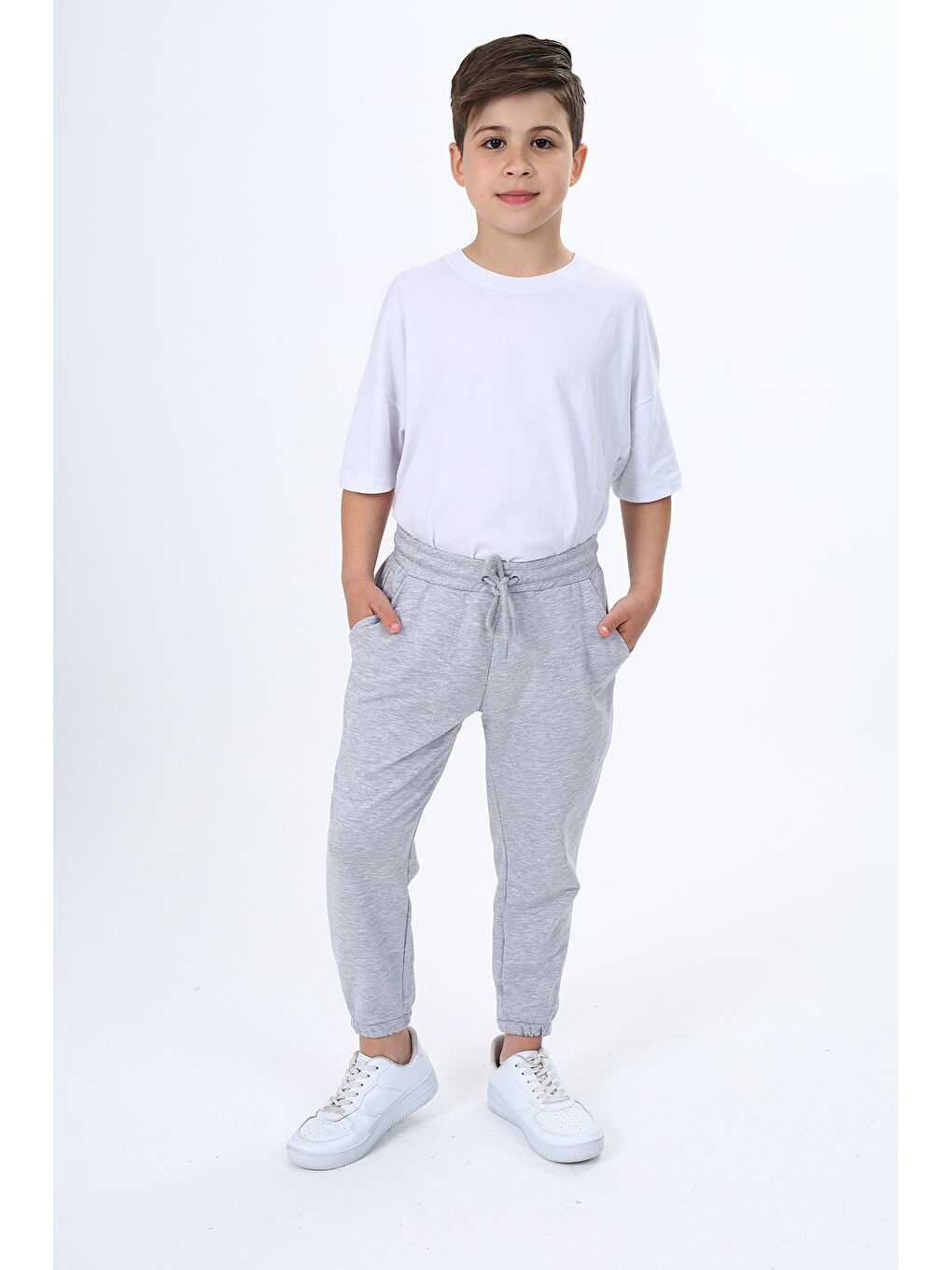 Gri Erkek Çocuk Eşofman Alt