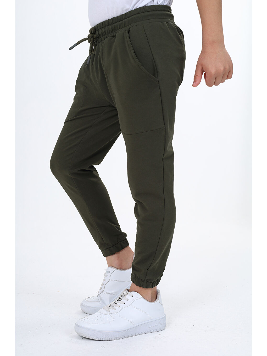 Haki Erkek Çocuk Eşofman Alt-1