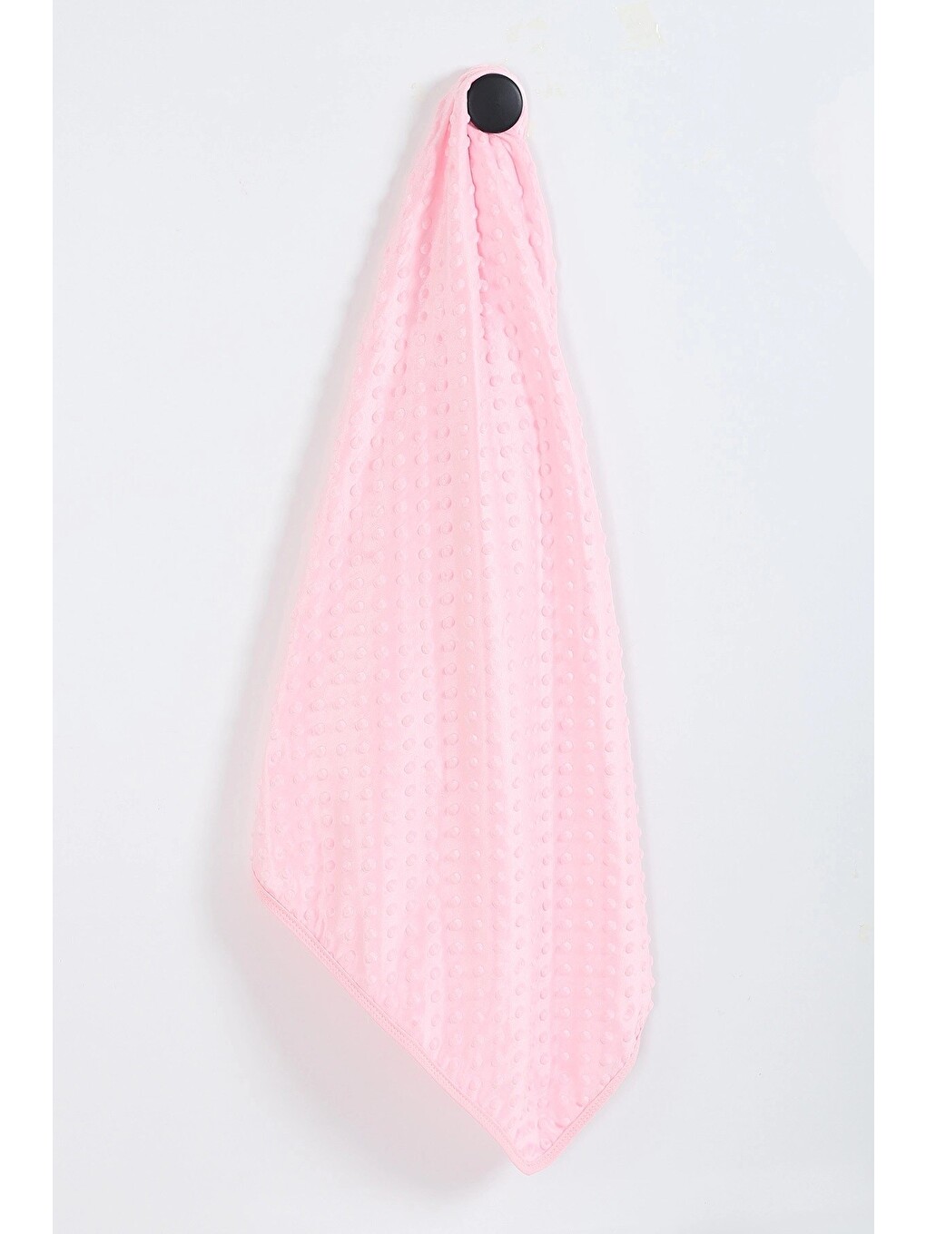 Pembe Yenidoğan Bebekler İçin 80x100 Cm Ebatında Nohut Kabartmalı Bebek Battaniyesi