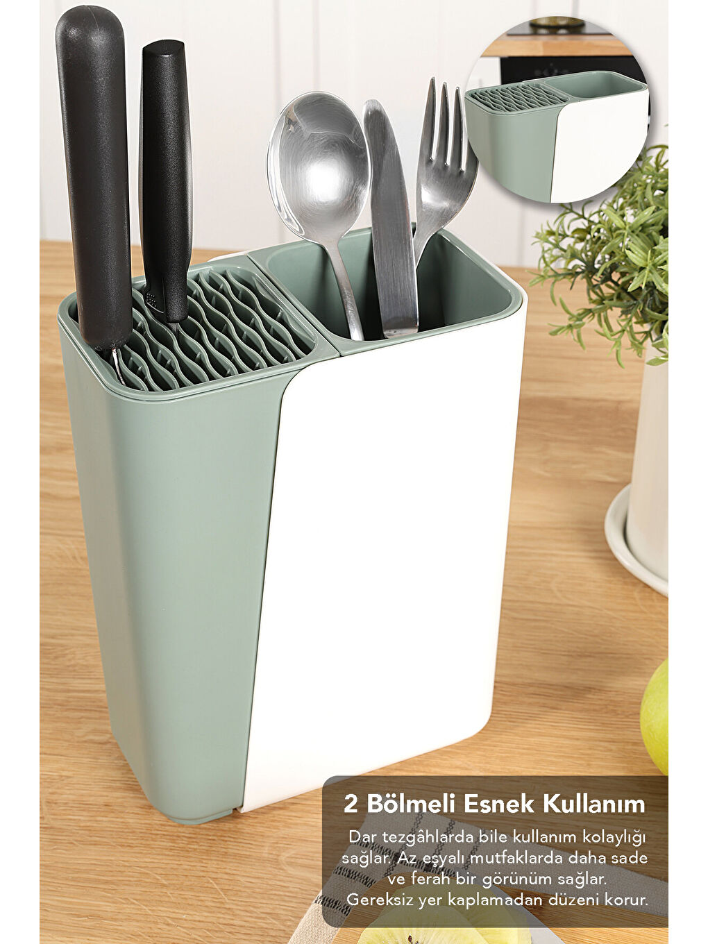 Yeşil Bölmeli Bıçaklık-3