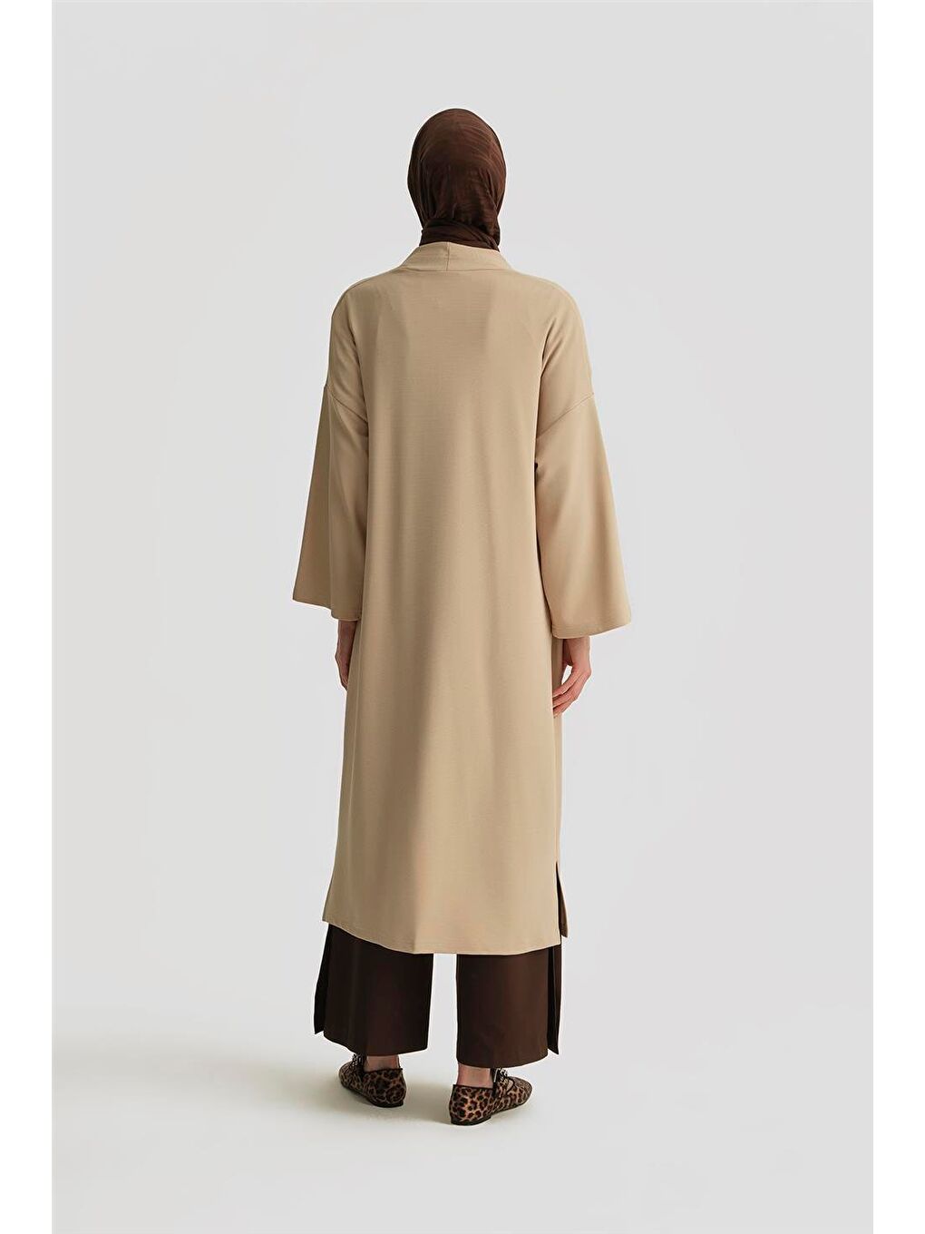 Bej Zincir Detaylı Giy Çık 25Yt521 Vizon-4