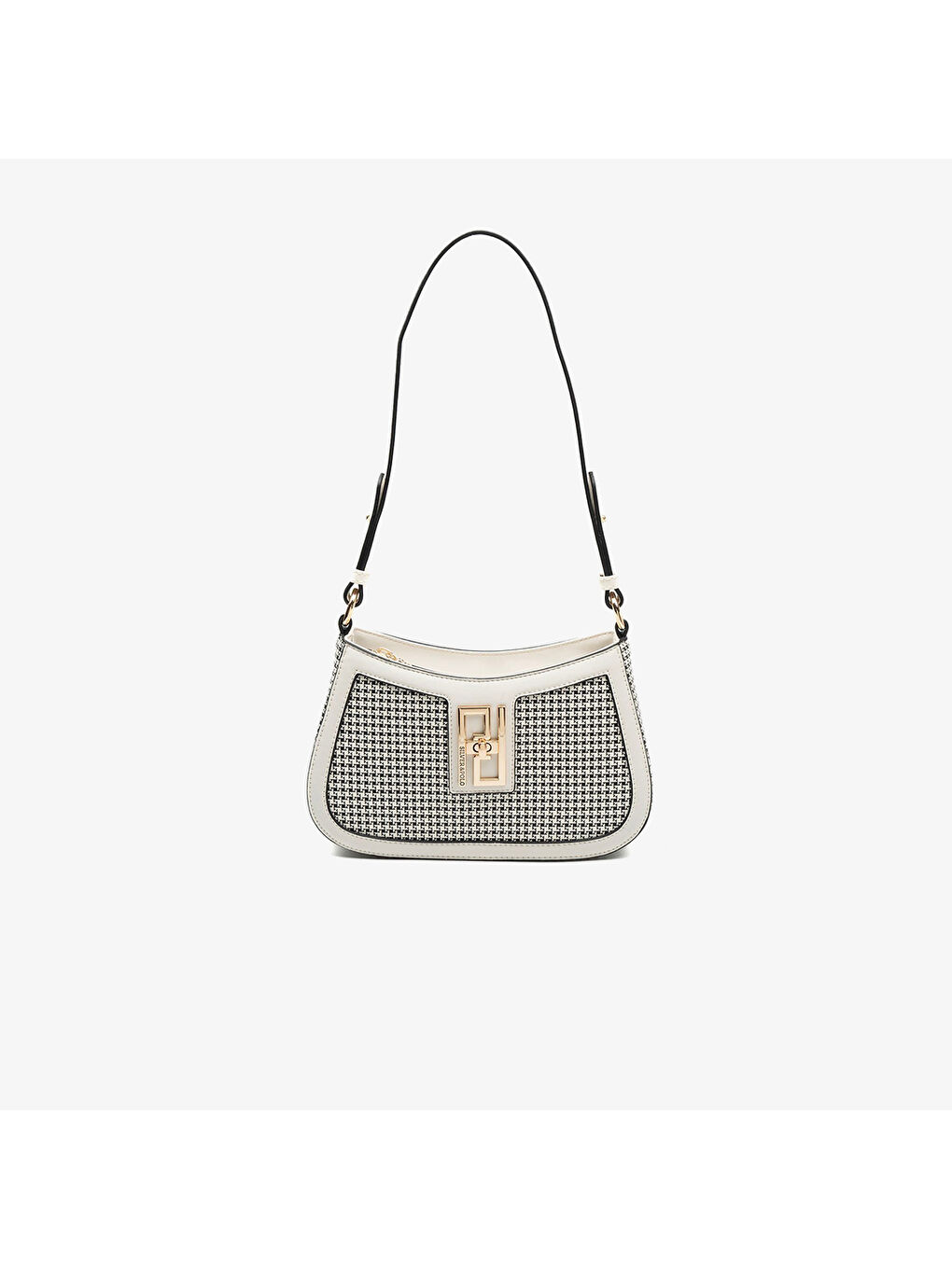 Kadın SP1132-M204 SILVER POLO Çapraz Çanta Siyah-Kemik-1