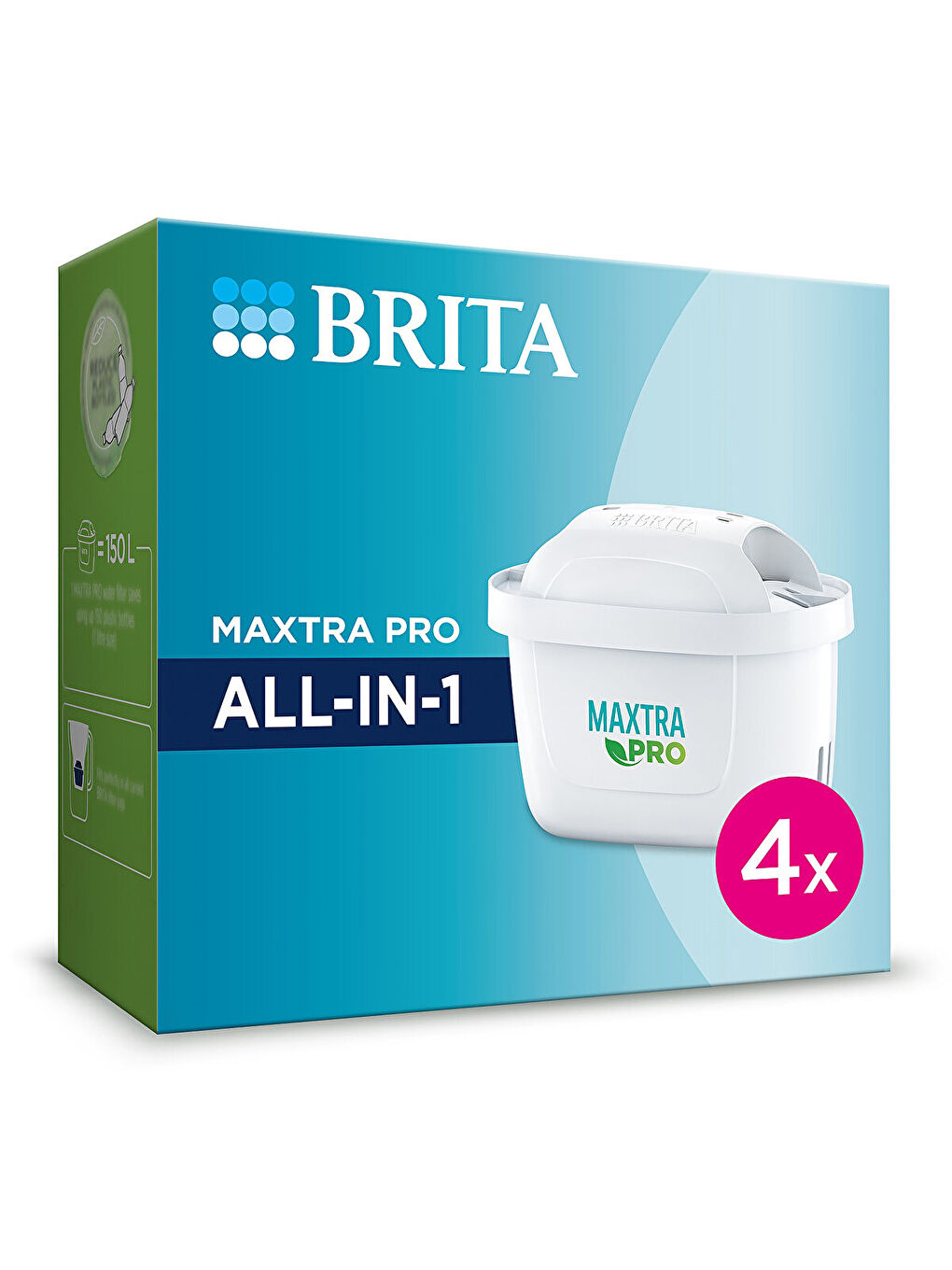 MAXTRA PRO ALL-IN-1 4’lü Yedek Su Arıtma Filtre Kartuşu