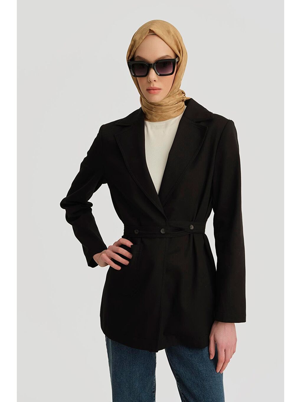 Anvelop Blazer Ceket 25Y5911 Siyah-3