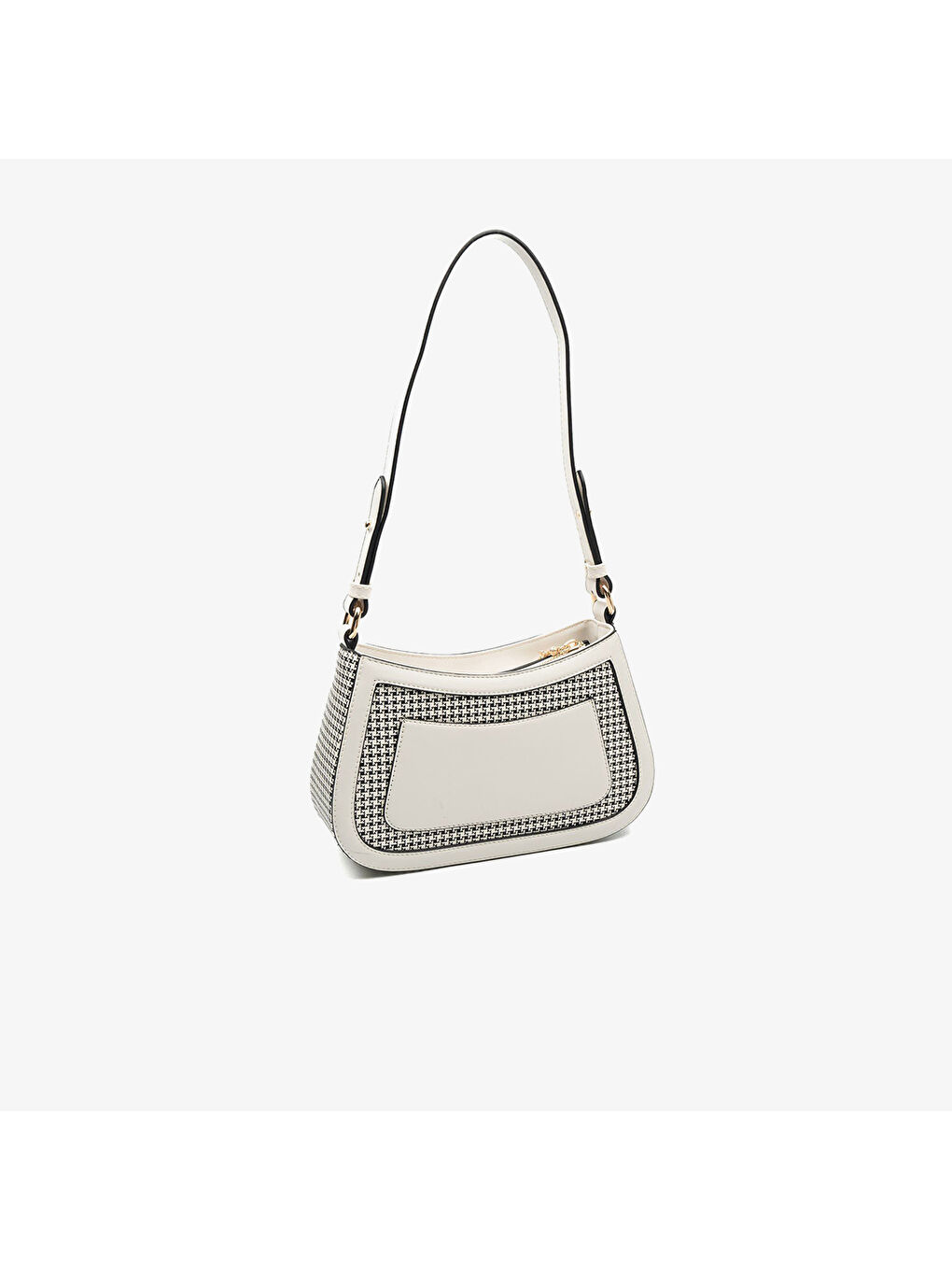 Kadın SP1132-M204 SILVER POLO Çapraz Çanta Siyah-Kemik-4