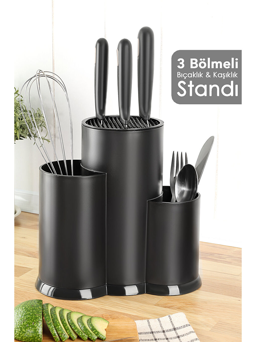 Siyah Bölmeli Bıçaklık