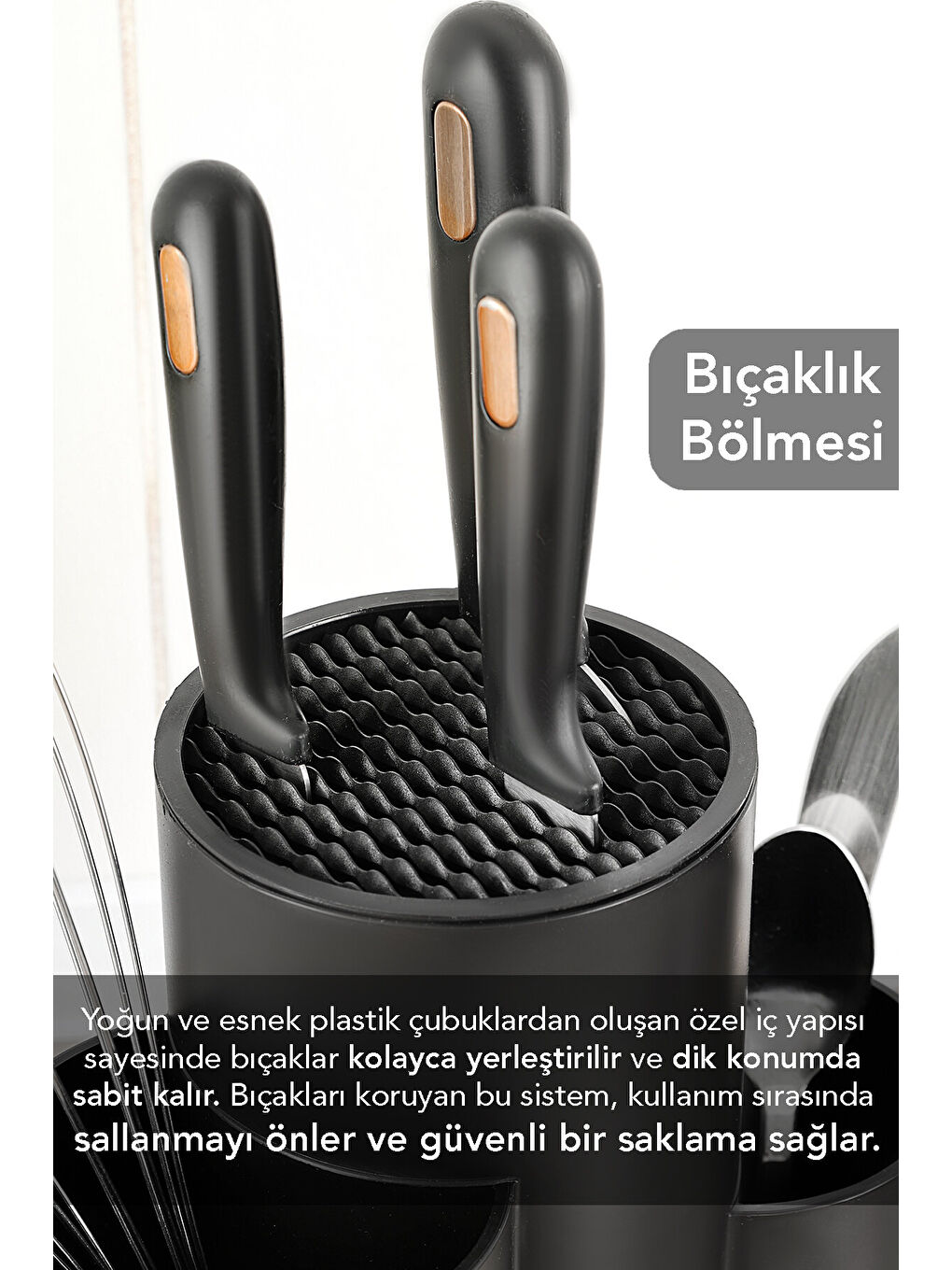 Siyah Bölmeli Bıçaklık-1