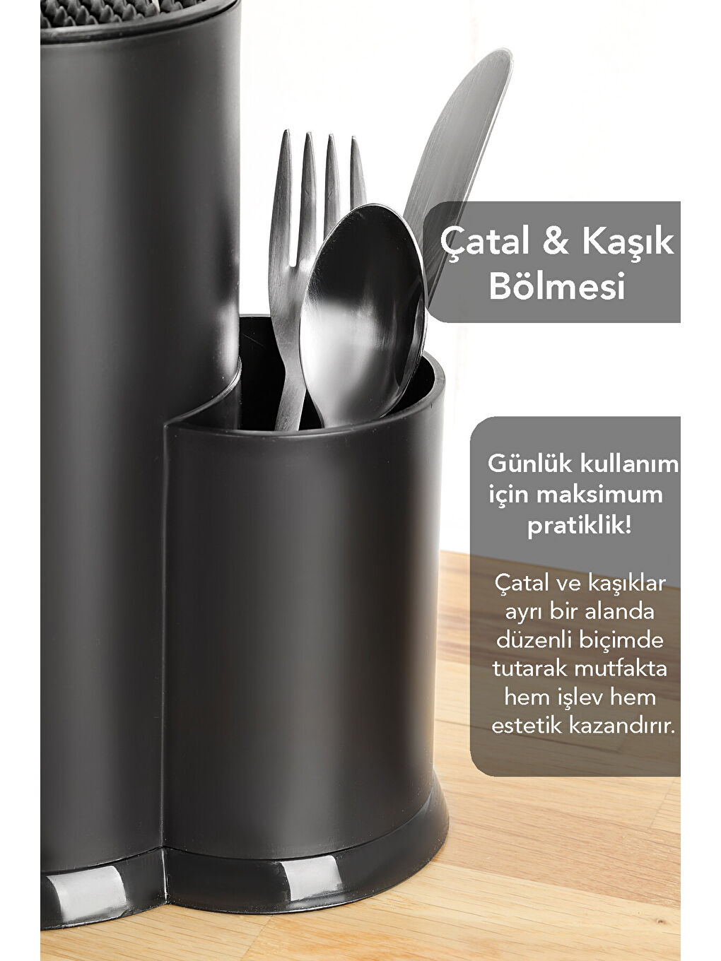 Siyah Bölmeli Bıçaklık-2