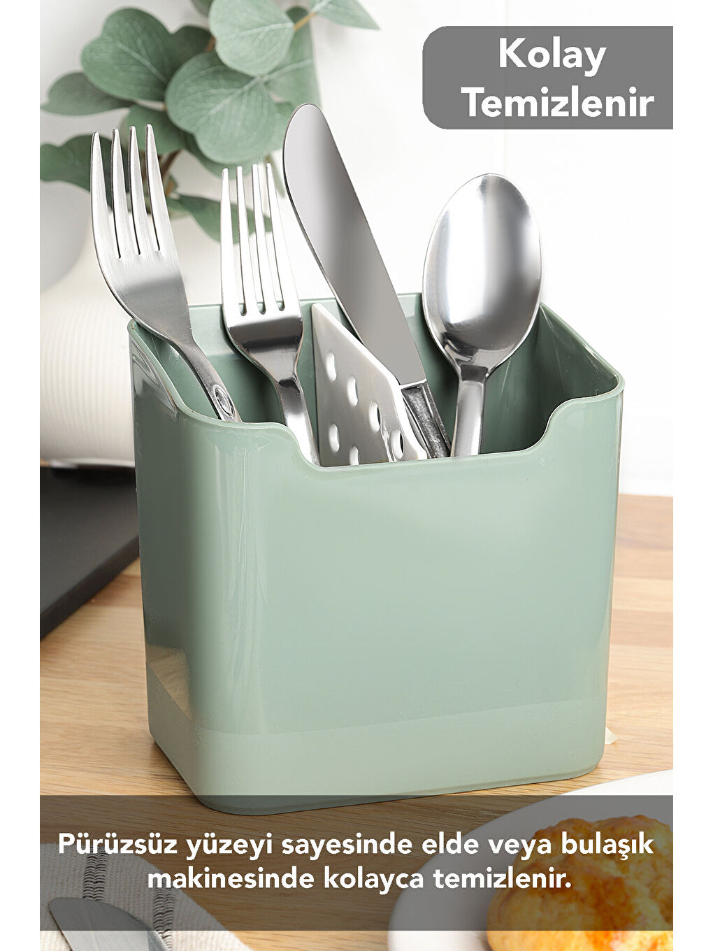 Yeşil Luna Tezgah Üstü Kaşıklık-2