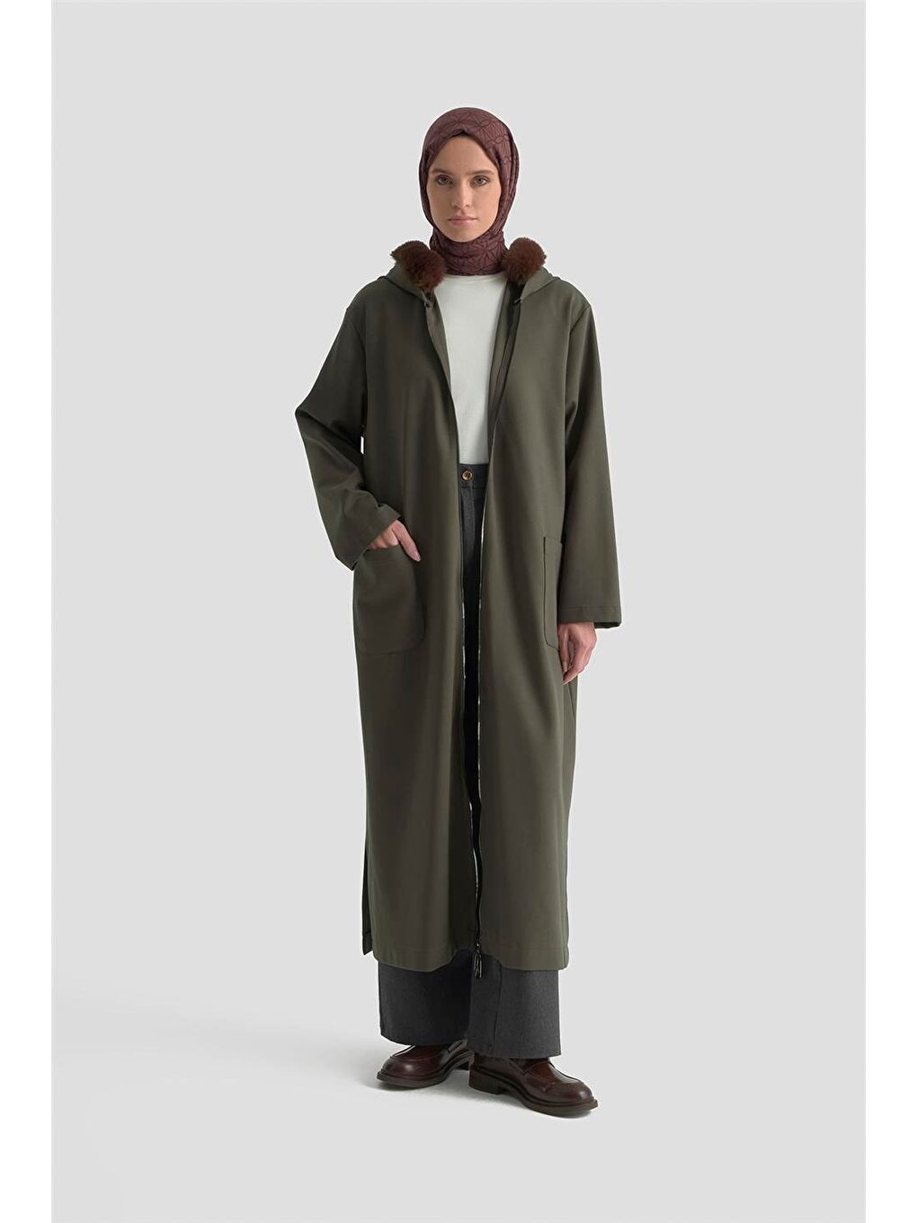 Bej Trend Hırka 25Kt541 Vizon-1