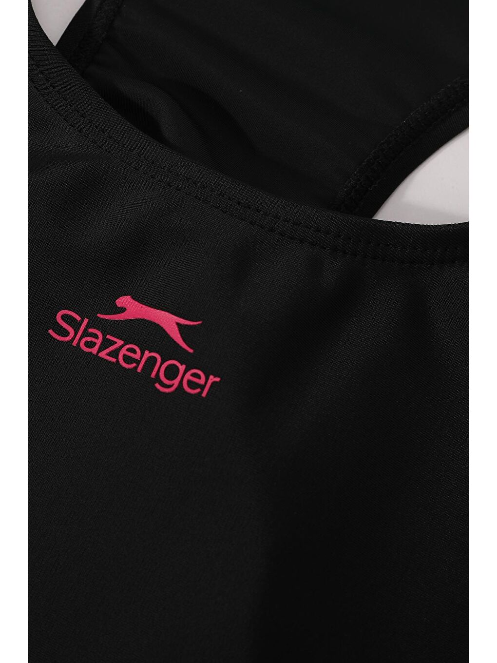 SLAZENGER Siyah-Fuşya SPL RacerBack Ld43 Kadın Mayo Siyah / Fuşya - 3