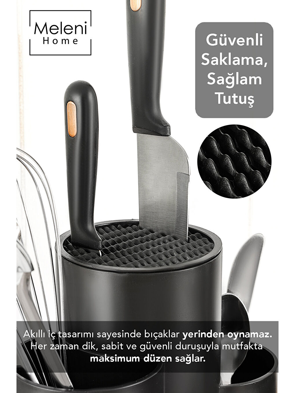 Siyah Bölmeli Bıçaklık-4