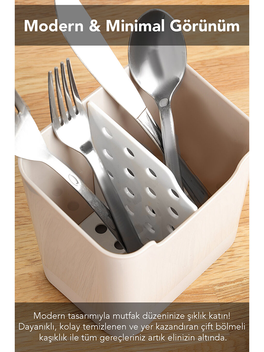 Bej 2'li Süngerlik Bölmeli Sıvı Sabunluk-3