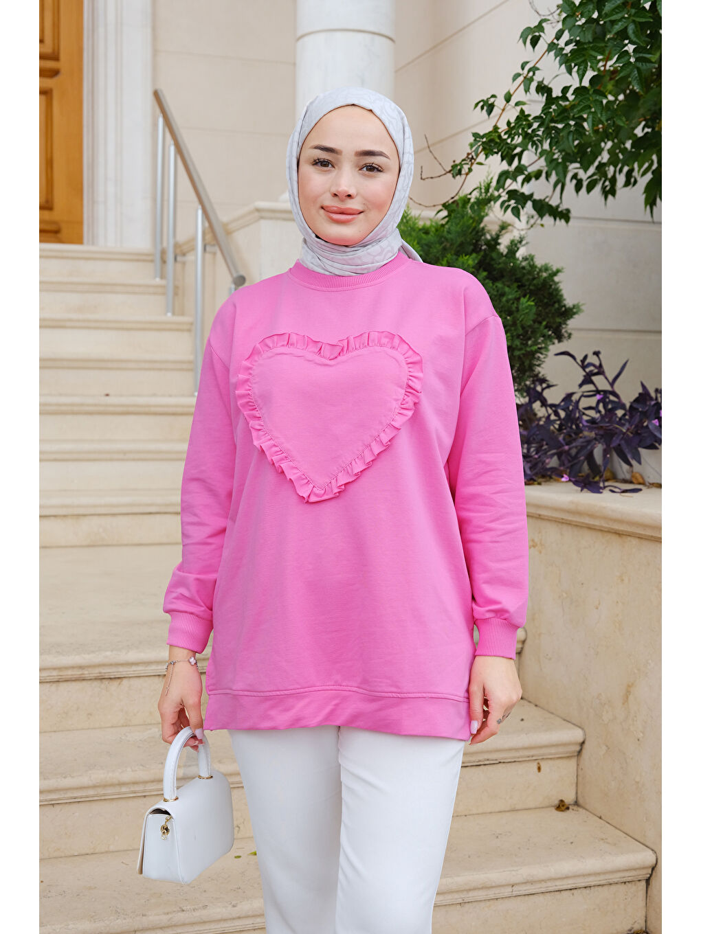 Locco Moda Kalpli Tunik Pembe