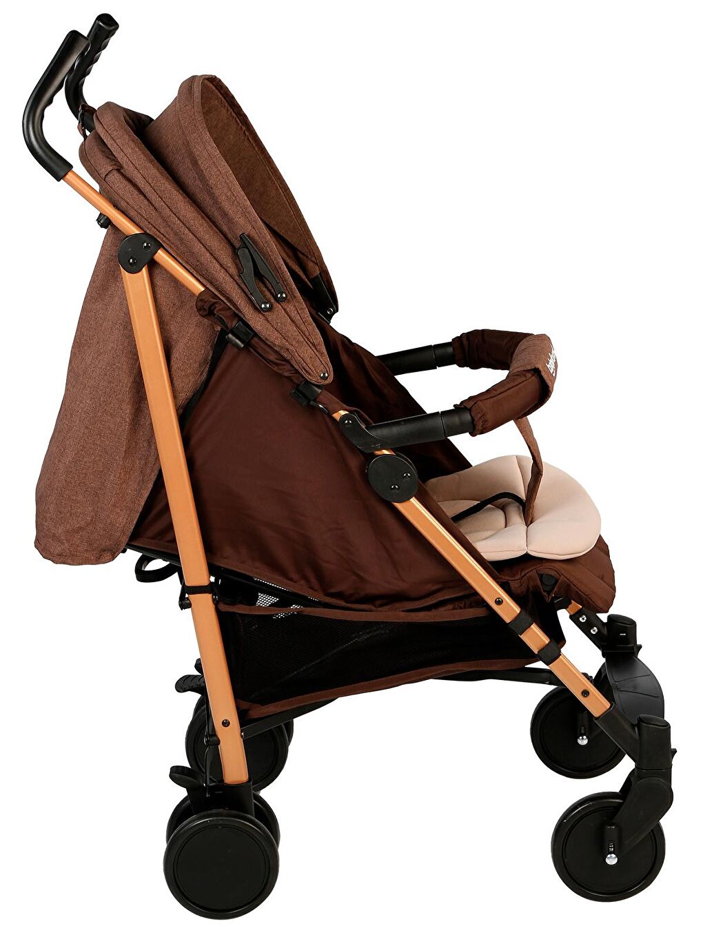 Baby Force Kahverengi Polo20 Baston Puset Bebek Arabası Kahverengi - 2