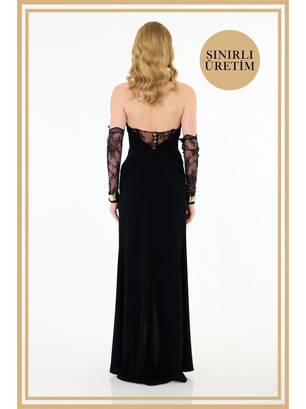 Limited Edition | Mathİlda Siyah Uzun Elbise-4