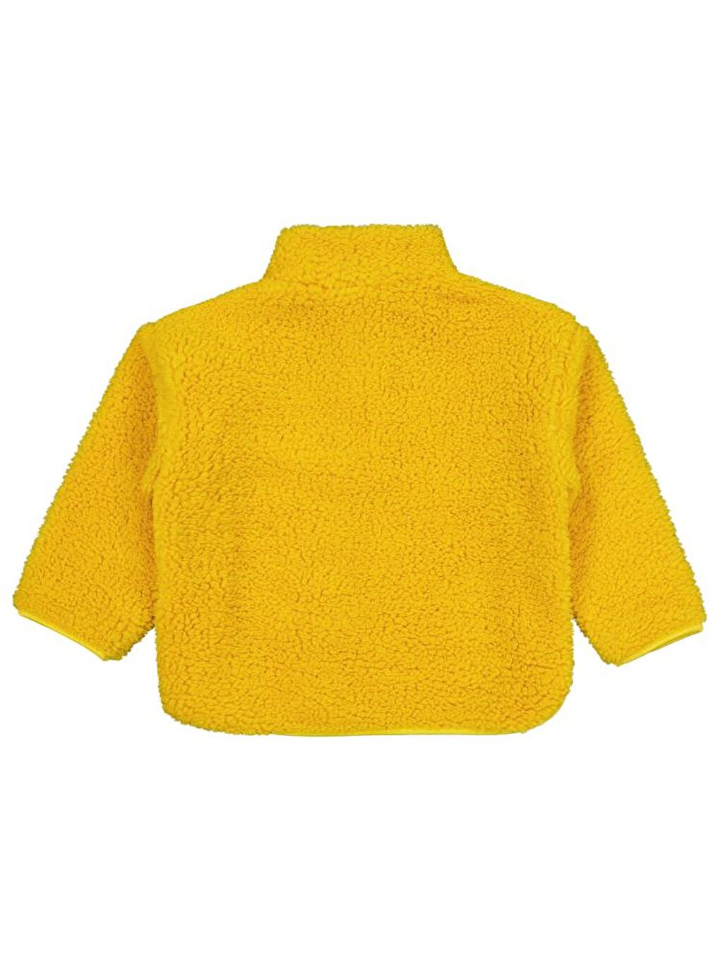 Sarı Boys Biyeli Yarım Fermuarlı 2-5 Yaş Sweatshirt - Hardal 5-6 Yaş-1