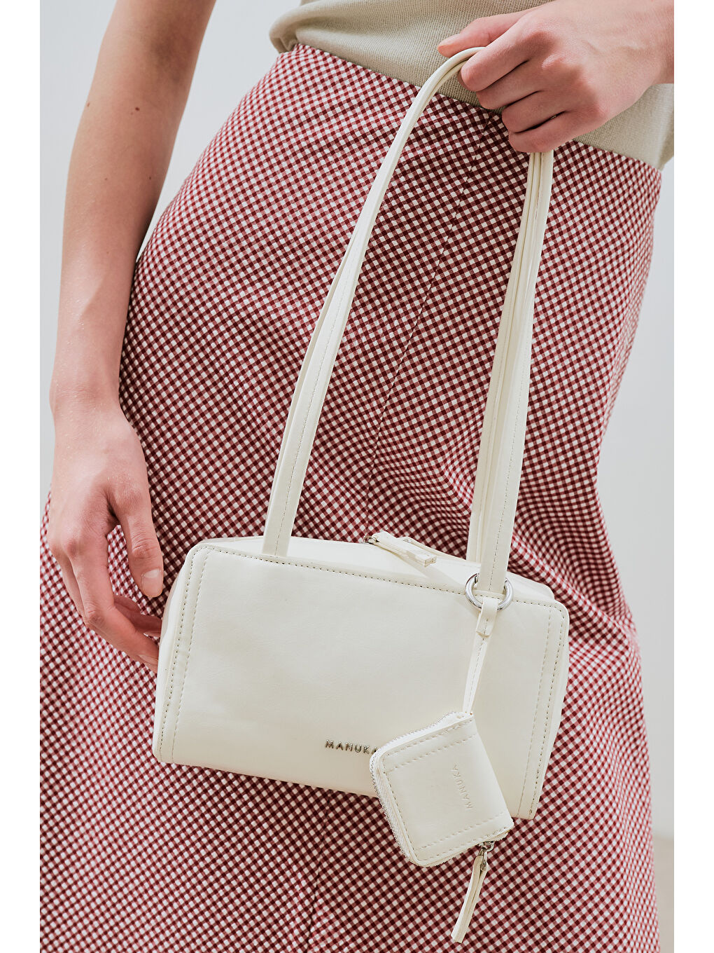 Bej Muse Omuz Çanta Vanılla-1