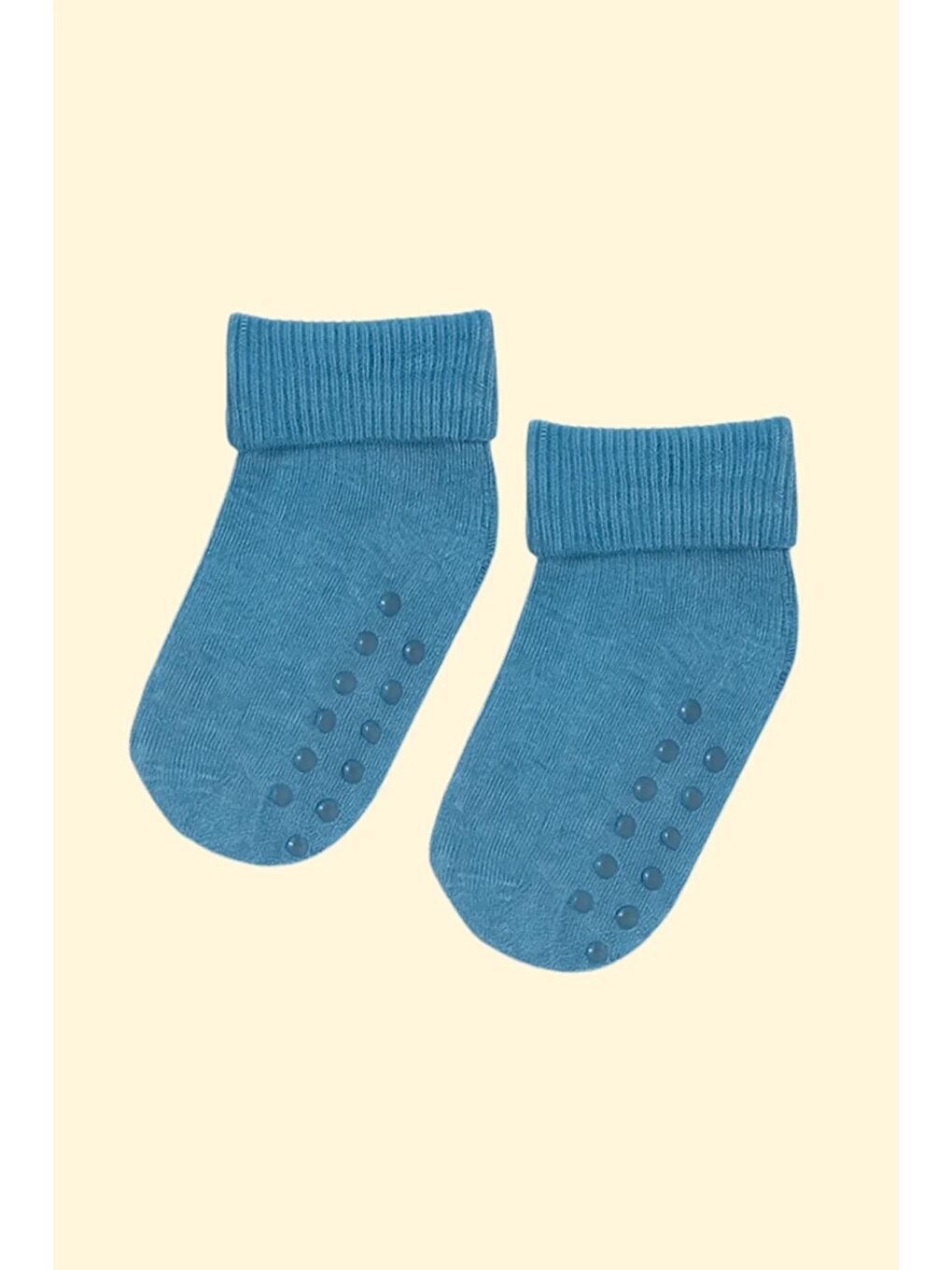 Bebek Basic Soket Çorap Mavi