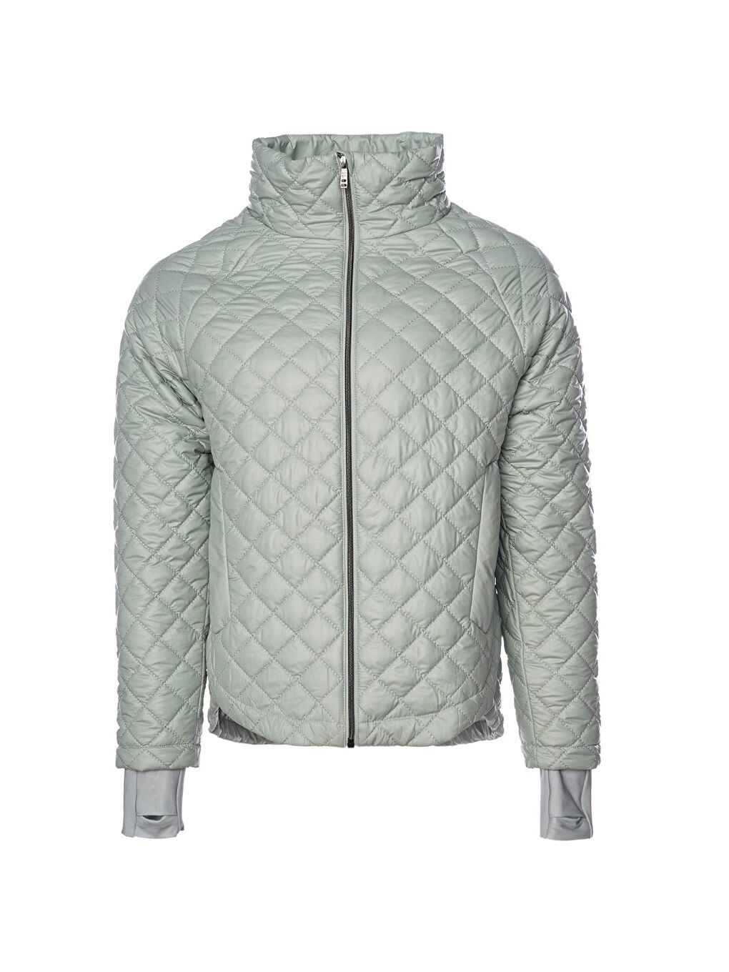 Beneth Kadın Yeşil Dik Yaka Mont-1