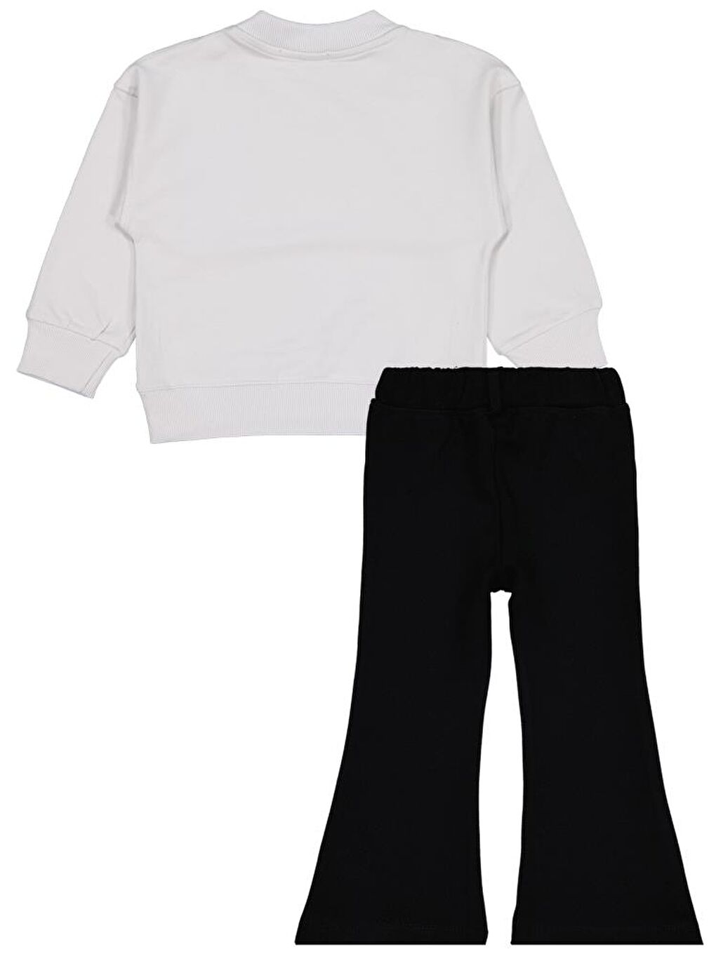 Girls Simli Kelebek Baskılı 2-5 Yaş Takım - Gri2-3 Yaş-2