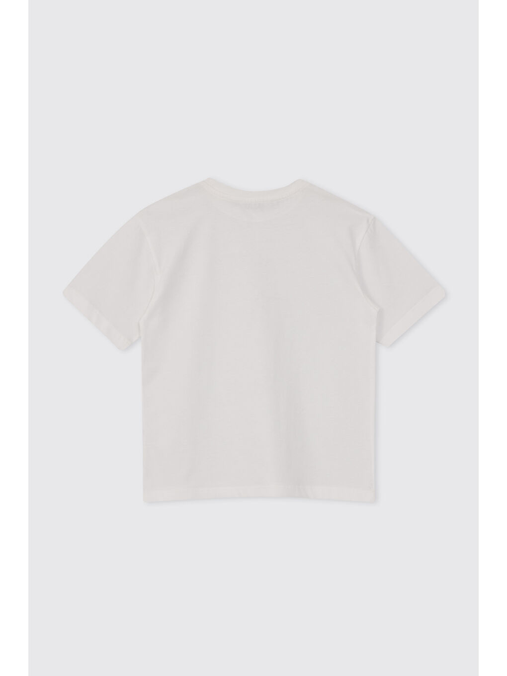 Erkek Çocuk Baskılı Ekru Tişört-1