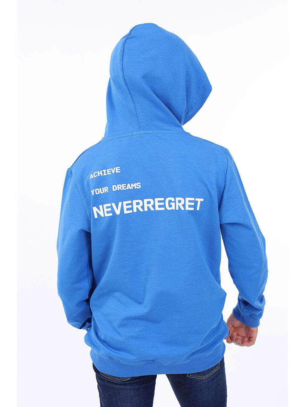 Mavi Erkek Çocuk Baskılı Sweatshirt-1