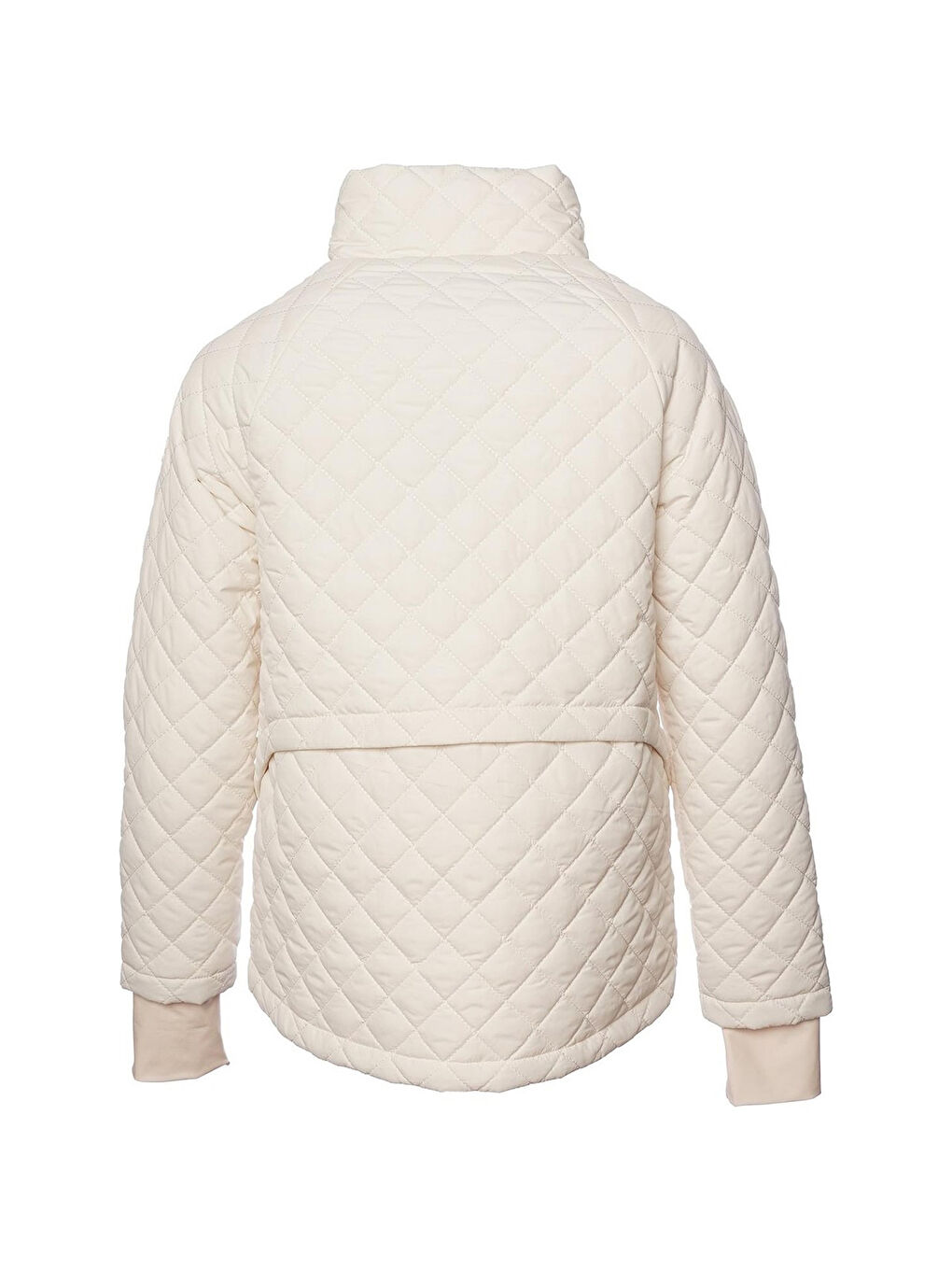 Beneth Kadın Beyaz Dik Yaka Mont-3