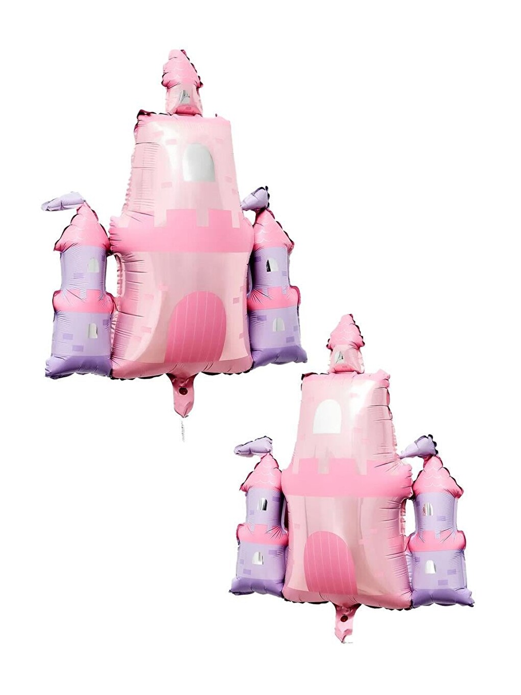 Pembe Prenses Şato Folyo Balon – Parti & Doğum Günü Süslemesi 79 cm-2