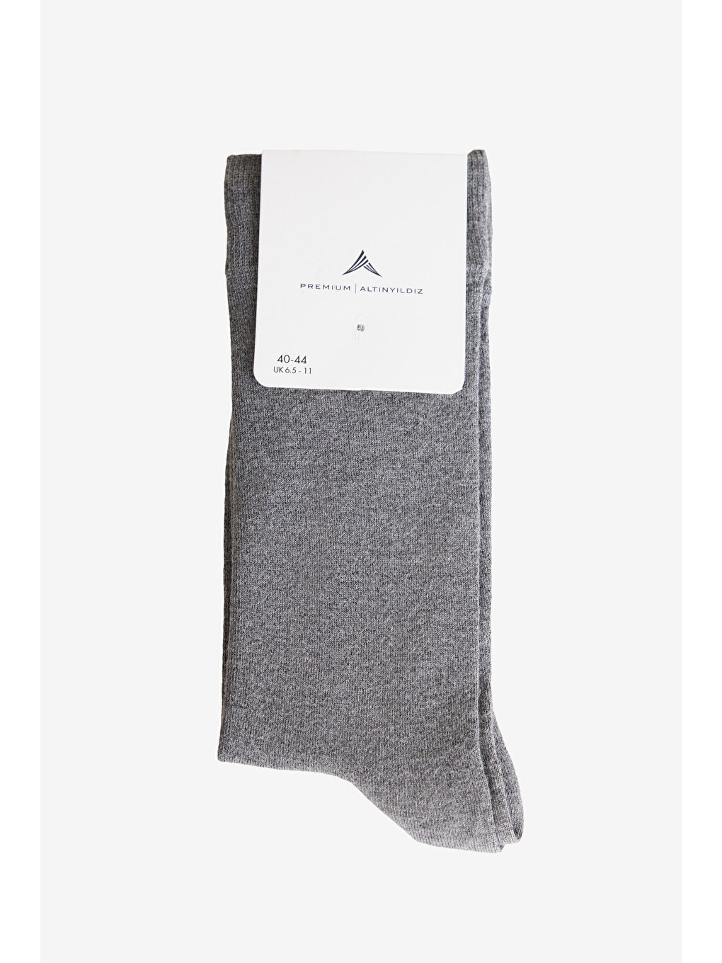 Gri Erkek Marengo Tekli Casual Çorap
