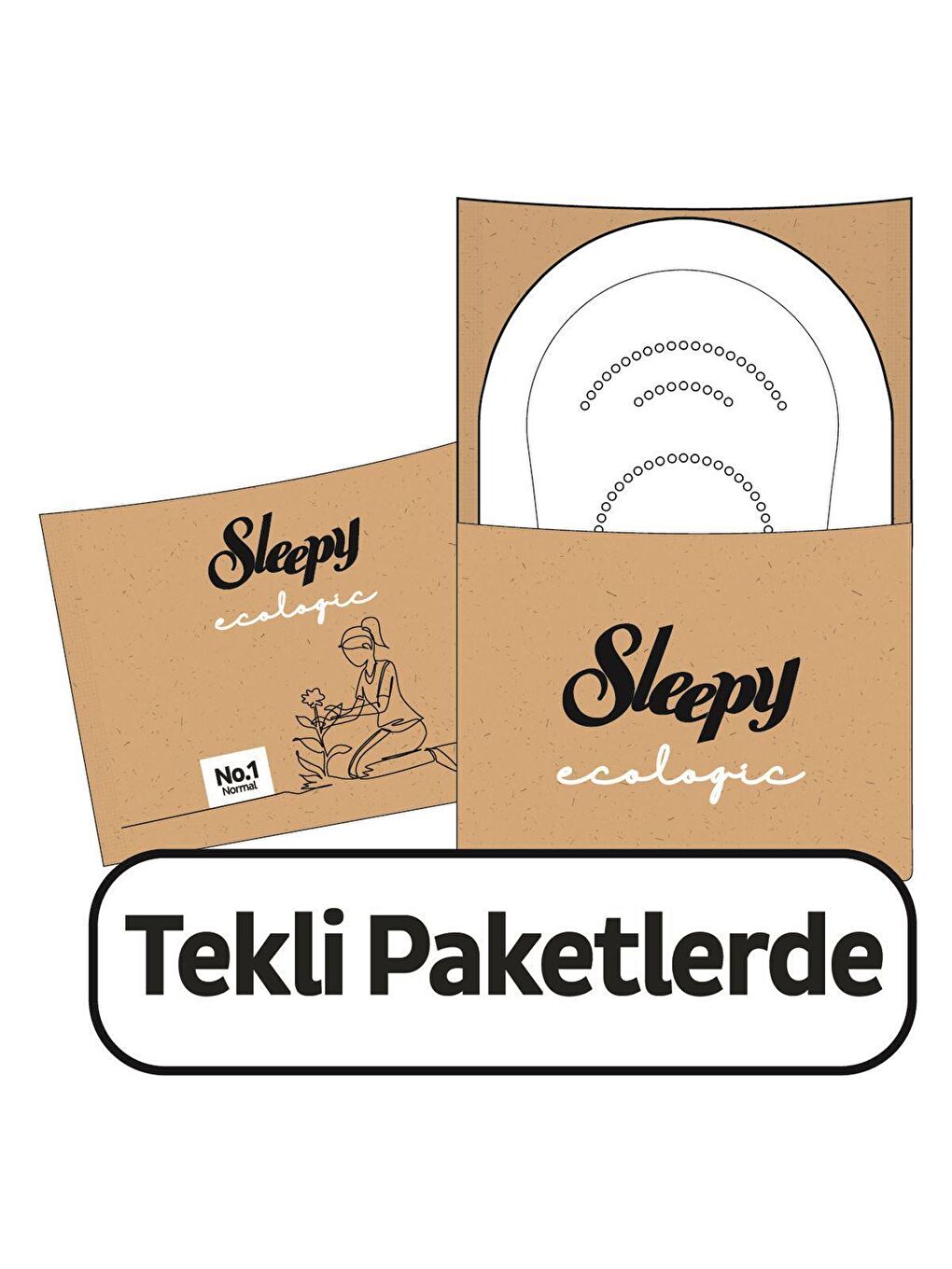 Sleepy Ecologic Premium Plus Hijyenik Ped Mega Fırsat Paketi Normal 144 Adet - 6