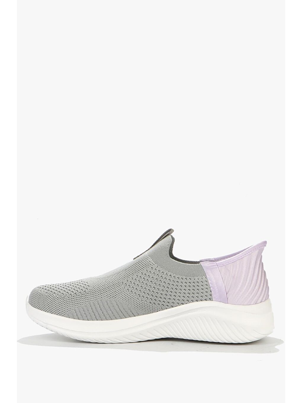 Enric Gri Lila Kadın Spor Ayakkabı-2