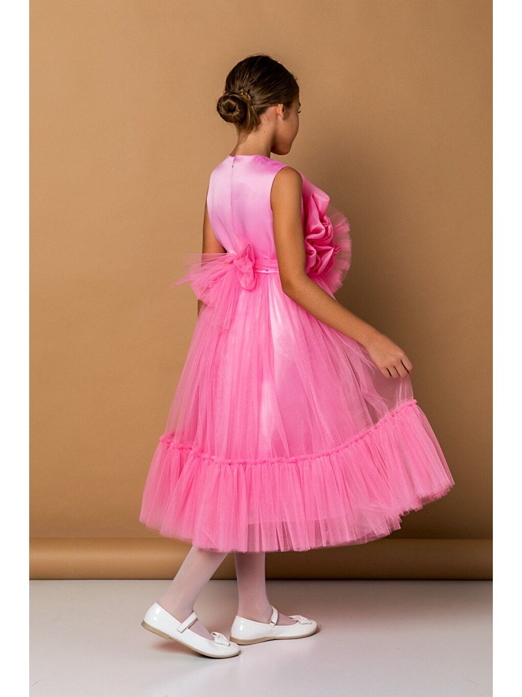 Pembe Kız Çocuk Abiye-1