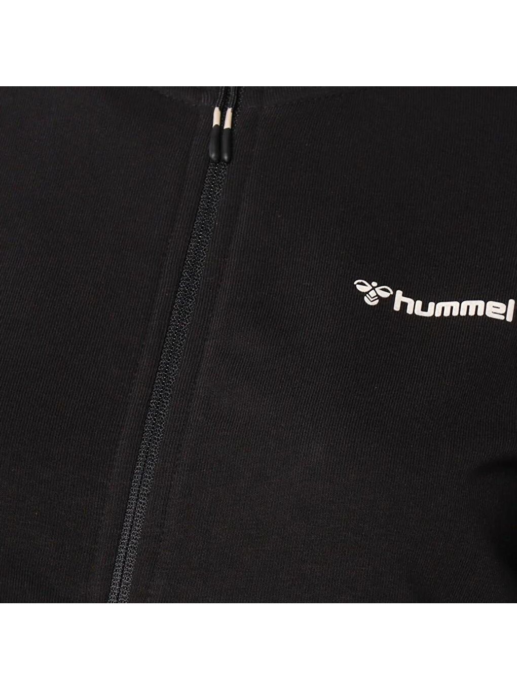 Hummel Siyah Kennen Kadın Siyah Fermuarlı Sweatshirt - 4