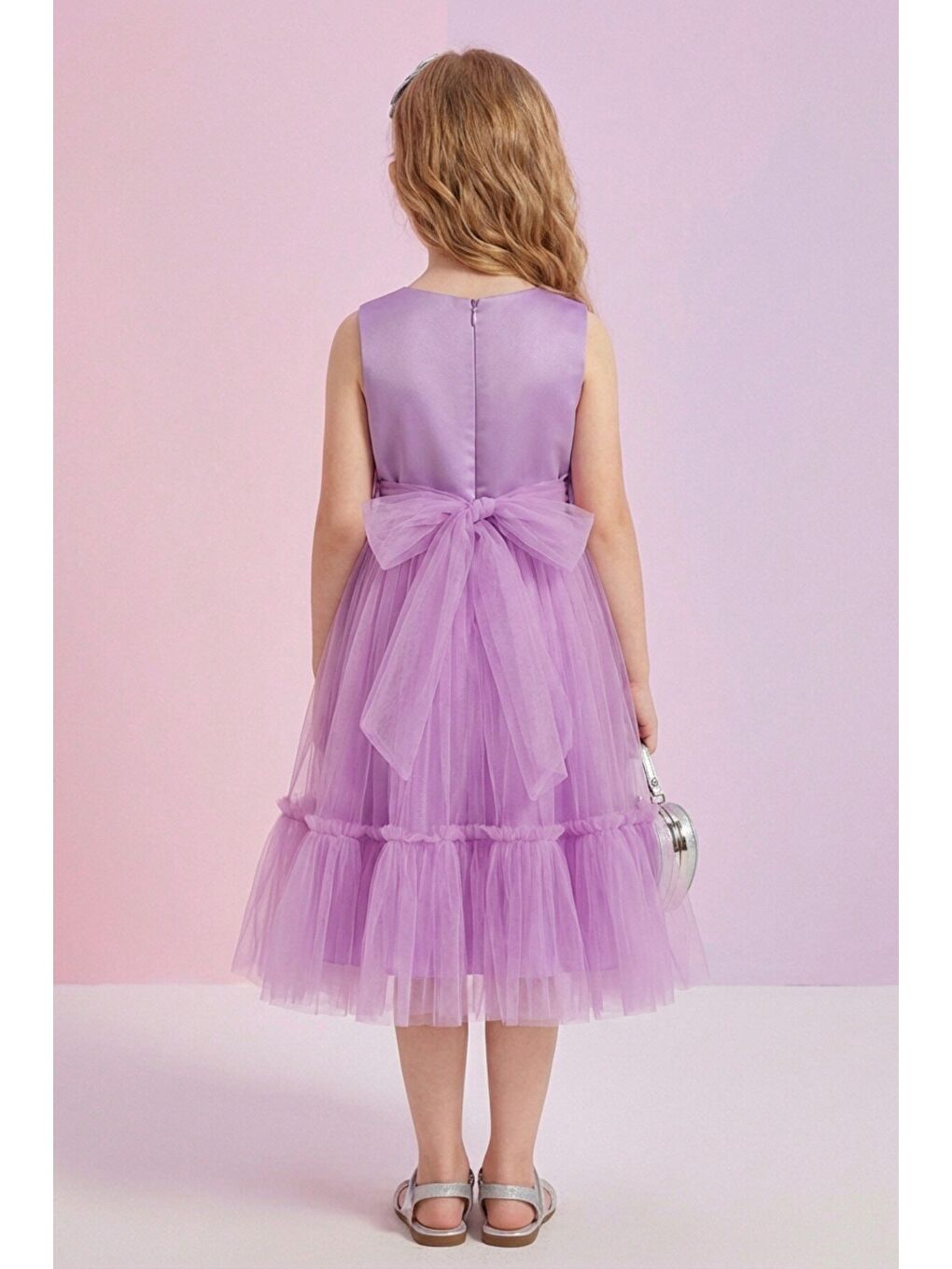 Mor Kız Çocuk Abiye-2